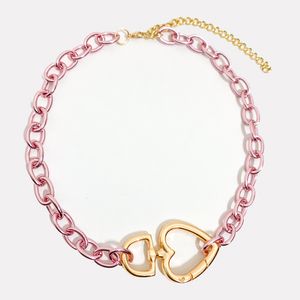 colar-corrente-colorido-com-pingente-de-coracao-medio-rosa-dourado