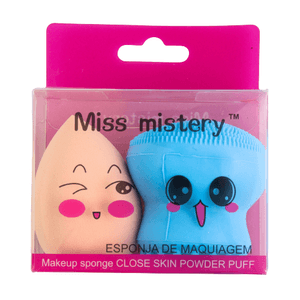 kit-de-esponjas-para-limpeza-facial-e-maquiagem-gota-miss-mistery-bege-e-azul