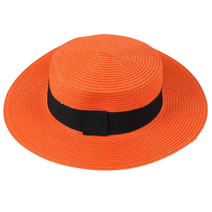 chapeu-de-palha-colorido-com-faixa-laranja