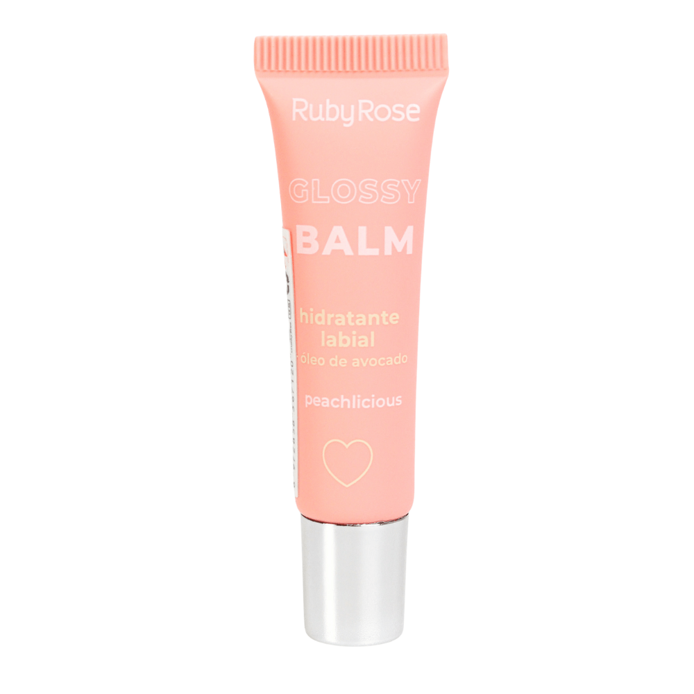 Encontraproduto.com.br - Hidratante Labial Glossy Balm Ruby Rose